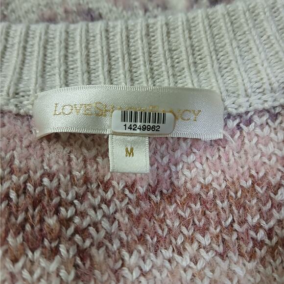 LoveShackFancy Womens Luxury Wool Alpaca Blend Sweater Sz Medium Cottage Knit - Picture 6 of 10